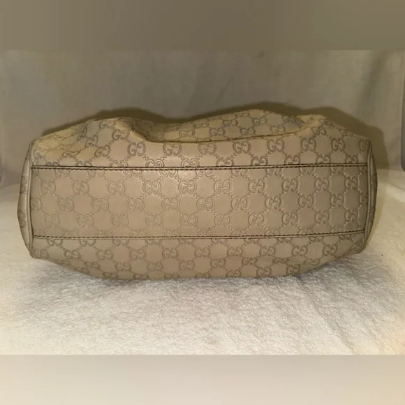 Gucci Beige Guccissima Leather Medium Sukey Tote bag. - Picture 3 of 11